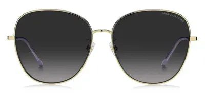 Marc Jacobs Eyewear Round Frame Sunglasses In Gold