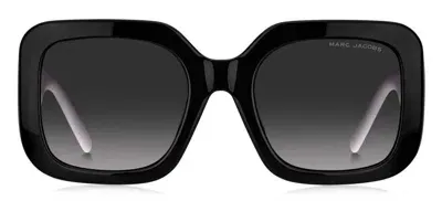 Marc Jacobs Eyewear Square Frame Sunglasses In Black