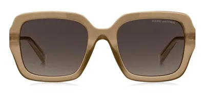 Marc Jacobs Eyewear Square Frame Sunglasses In Brown