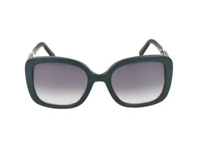 Marc Jacobs Eyewear Square Frame Sunglasses In Green