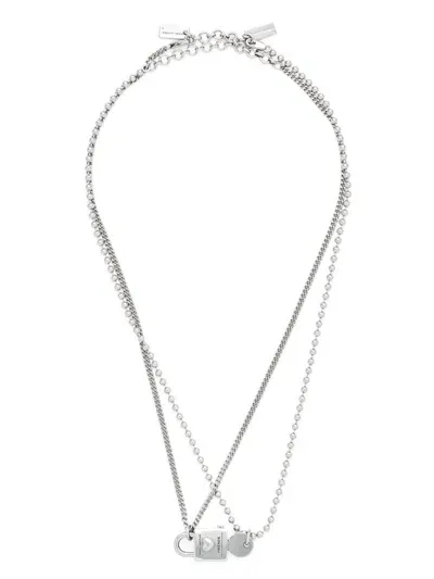 Marc Jacobs Friendship Necklace In Silver