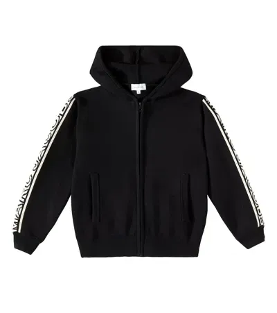 Marc Jacobs Kids' Jersey Hoodie In Black