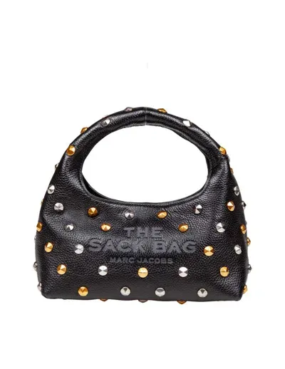 Marc Jacobs Leather Handbag In Black