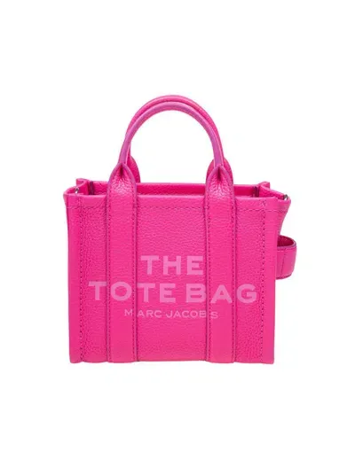 Marc Jacobs Leather Handbag In Pink