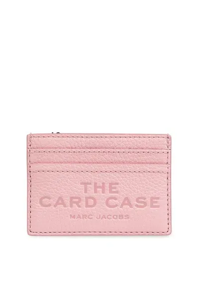 Marc Jacobs Logo Embossed Cardholder In Pink