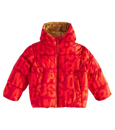 Marc Jacobs Kids' Logo Ski Jacket In Red