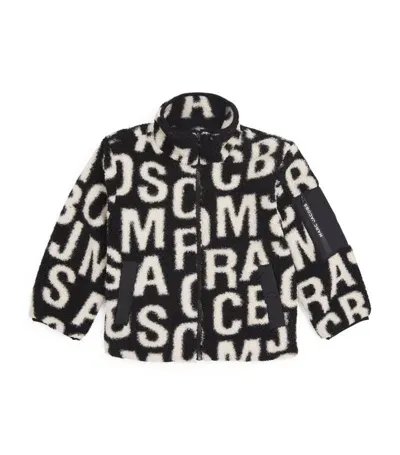 Marc Jacobs Kids' Black Sweatshirt For Boy With Monogram In Nero