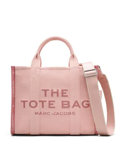 Marc Jacobs Cotton The Medium Jacquard Bag In Pink