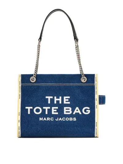 Marc Jacobs The Medium Tote Bags In Dark Wash