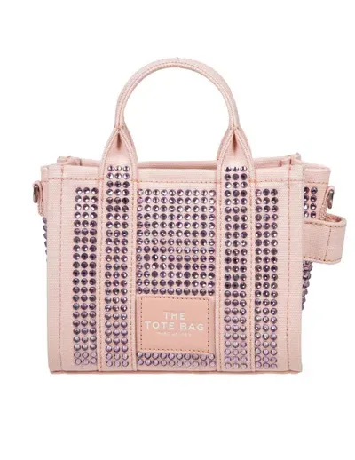 Marc Jacobs Mini Canvas Tote In Pink