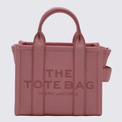 Marc Jacobs Pink Leather The Mini Tote In Ribbon Pink