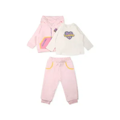 Marc Jacobs Baby Set Aus Jogginganzug Und Top In Pink