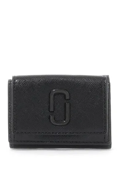 Marc Jacobs Portafoglio The Utility Dtm Mini Trifold Wallet In Black