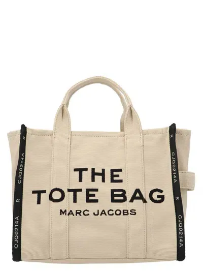 Marc Jacobs The Medium Tote Tote In Beige Cotton