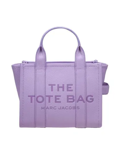 Marc Jacobs The Leather Small Wisteria Tote Bag In Purple Patent