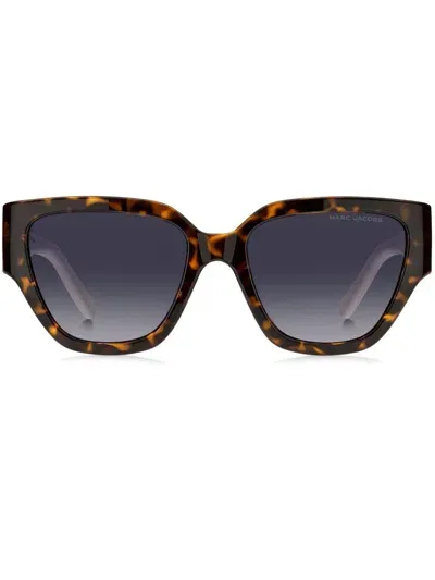 Marc Jacobs Square-frame Sunglasses In Black