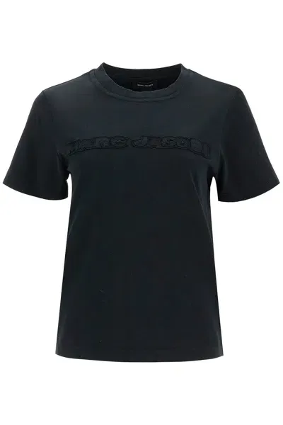 Marc Jacobs T Shirt Con Patch Logo In Black