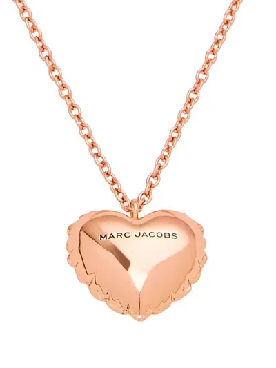 Marc Jacobs The Balloon Heart Necklace In Pink