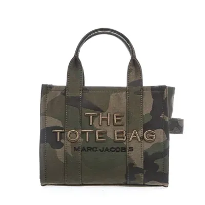 Marc Jacobs The Small Camo Jacquard Tote Bag In Green