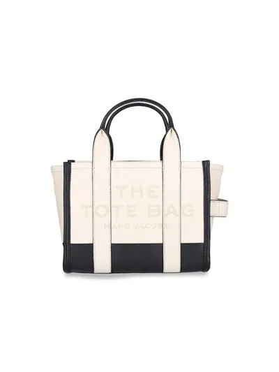 Marc Jacobs The Colorblock Mini Tote Bag In White