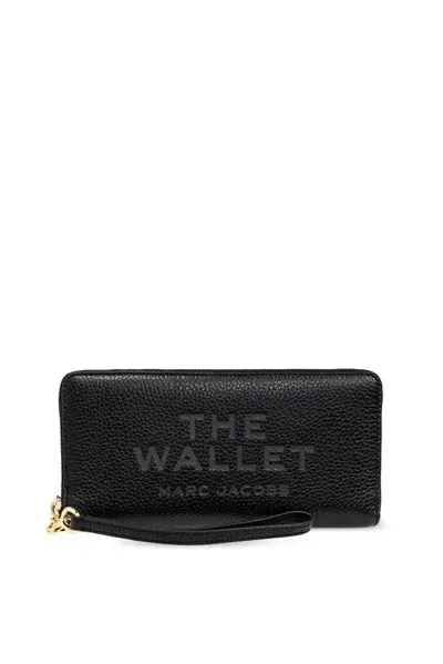 Marc Jacobs The Continental Zipped Wallet In Black