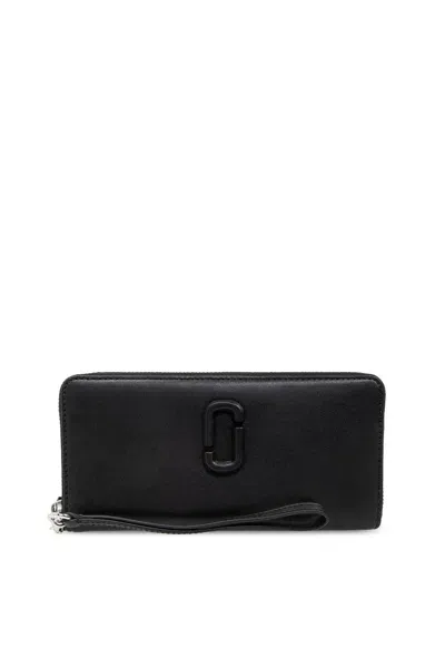 Marc Jacobs The Continental Zipped Wallet In Nero