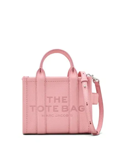 Marc Jacobs The Crossbody Tote Bag Leather In Pink