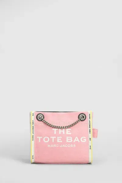 Marc Jacobs The Crossbody Tote Tote In Rose-pink Denim