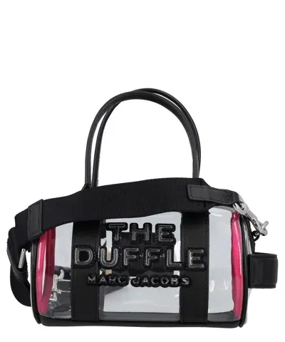 Marc Jacobs The Duffle Clear Mini Handbag In Black