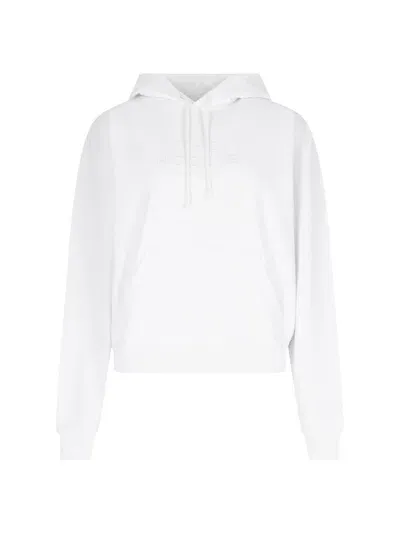 Marc Jacobs The Hoodie Sweatshirt In White