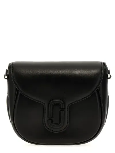 Marc Jacobs Small The J Marc Saddle Bag In 黑色的