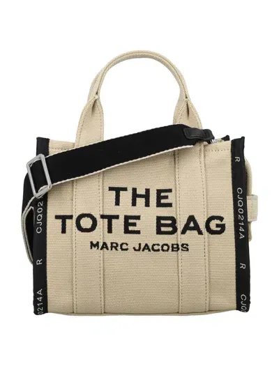 Marc Jacobs The Jacquard Mini Tote Bag In Warm Sand