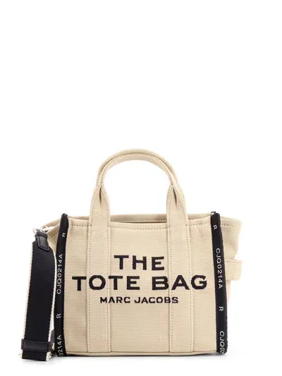 Marc Jacobs The Jacquard Small Tote Bag In Beige