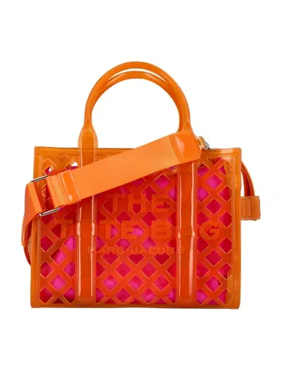 Marc Jacobs Jelly Tote Bag In Pvc In Orange