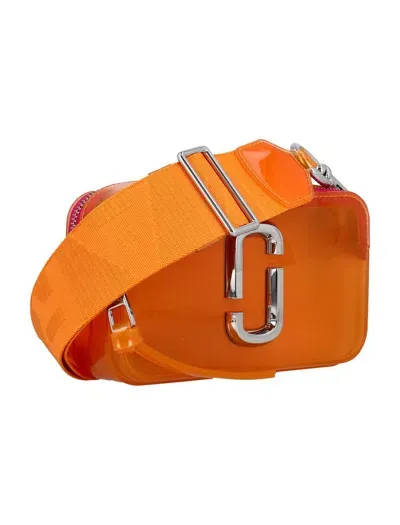 Marc Jacobs Clear View Rectangular Crossbody In Orange