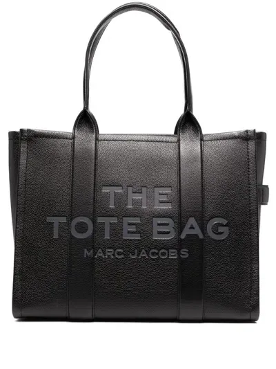 Marc Jacobs The Large Tote Bags In 001 Black