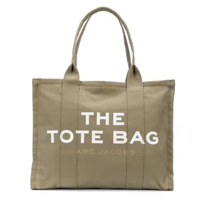 Marc Jacobs The Large Tote Bags In Slate Green