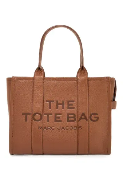 Marc Jacobs The Tote Large Bag In Brown