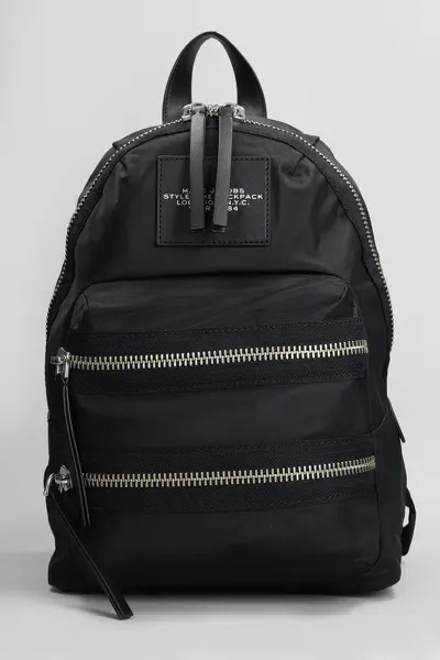 Marc Jacobs The Medium Backpack Backpack In Black Nylon