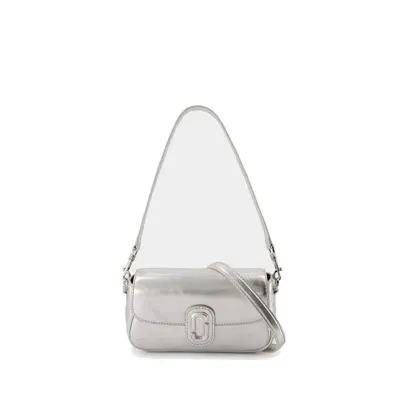 Marc Jacobs The Metallic Clover Chain In Silver