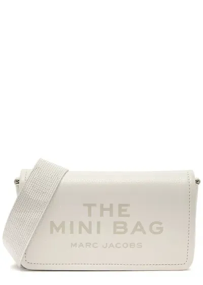 Marc Jacobs The Mini Bag Leather Cross-body Bag In Off White