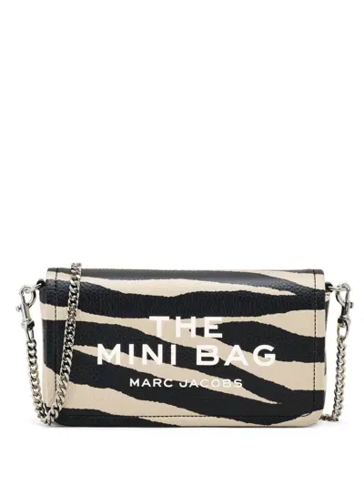 Marc Jacobs The Mini Bag Wallet-on-chain In Neutrals