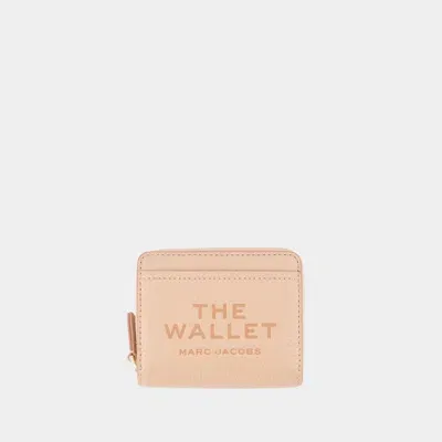 Marc Jacobs The Mini Compact Wallet In Neutral