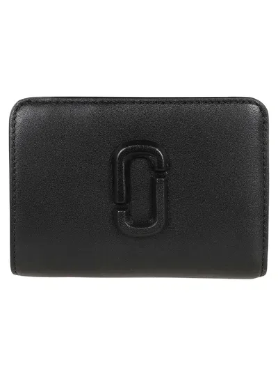 Marc Jacobs The Mini Compact Wallet In Black