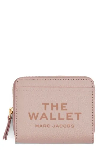 Marc Jacobs The Mini Leather Compact Wallet In Rose