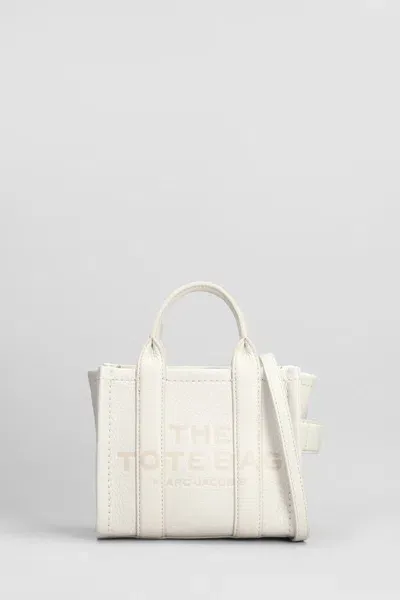 Marc Jacobs The Mini Tote Tote In Silver