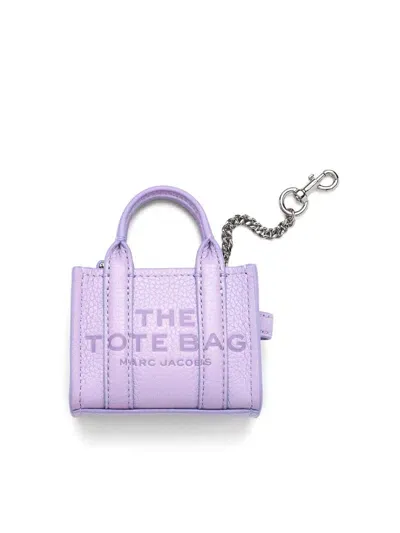 Marc Jacobs The Nano Tote Bag Charm In Light Purple