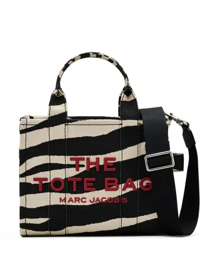 Marc Jacobs The Small Tote Canvas In Black White