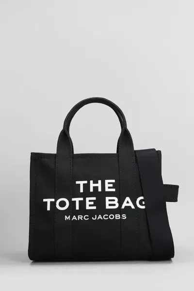 Marc Jacobs The Small Tote Tote In Black Cotton