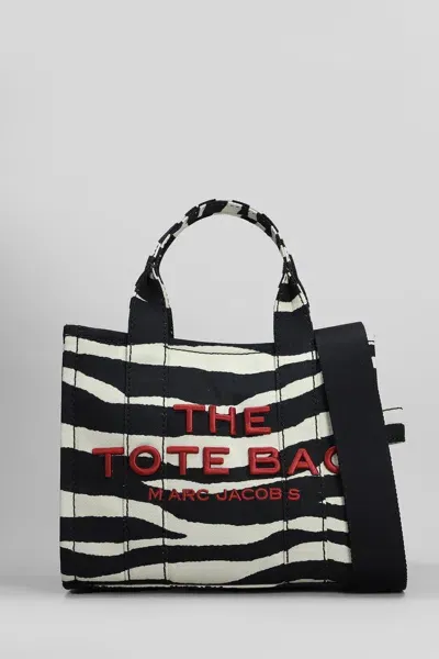 Marc Jacobs The Small Tote Tote In Black Cotton